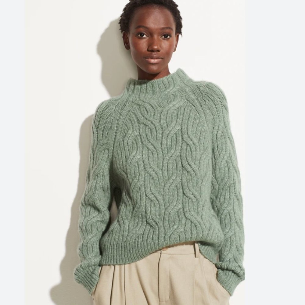 Vince Sweater in Jade Green